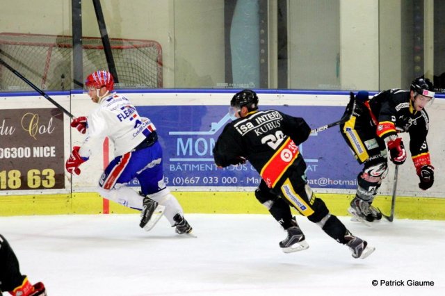 Photo hockey match Nice - Lyon le 09/12/2016