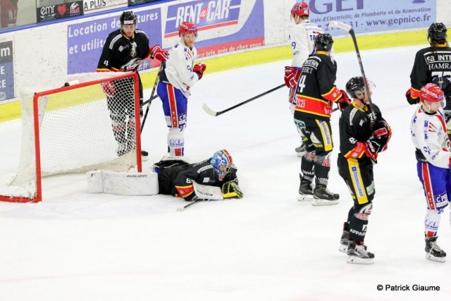 Photo hockey match Nice - Lyon le 09/12/2016