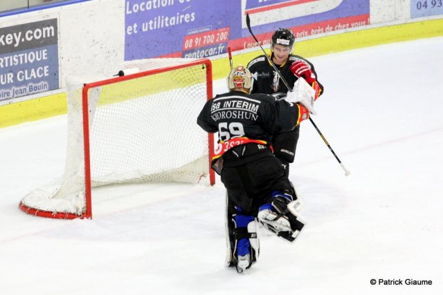 Photo hockey match Nice - Lyon le 09/12/2016