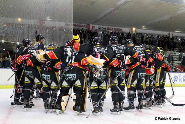 Photo hockey match Nice - Lyon le 09/12/2016