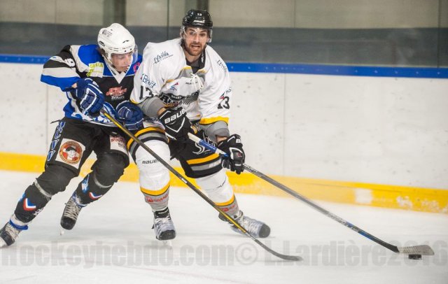 Photo hockey match Courchevel-Méribel-Pralognan - Brest  le 03/12/2016