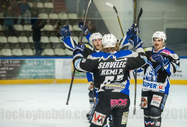 Photo hockey match Courchevel-Méribel-Pralognan - Brest  le 03/12/2016
