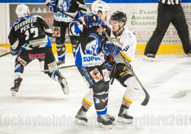 Photo hockey match Courchevel-Méribel-Pralognan - Brest  le 03/12/2016