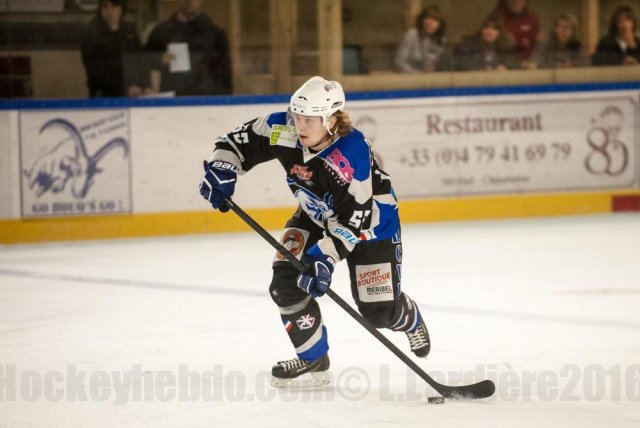 Photo hockey match Courchevel-Méribel-Pralognan - Brest  le 03/12/2016
