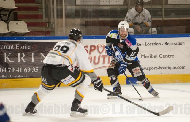 Photo hockey match Courchevel-Méribel-Pralognan - Brest  le 03/12/2016