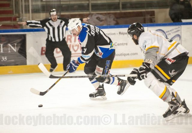 Photo hockey match Courchevel-Méribel-Pralognan - Brest  le 03/12/2016