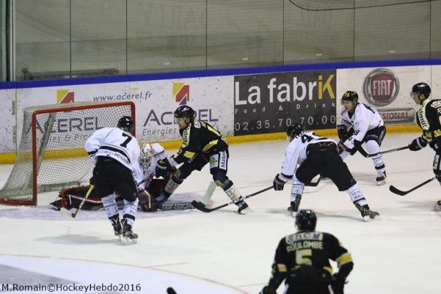 Photo hockey match Rouen - Amiens  le 21/12/2016