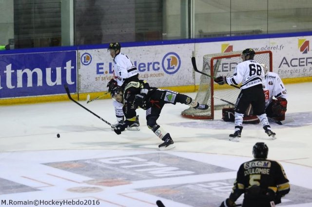 Photo hockey match Rouen - Amiens  le 21/12/2016