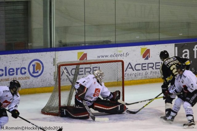Photo hockey match Rouen - Amiens  le 21/12/2016