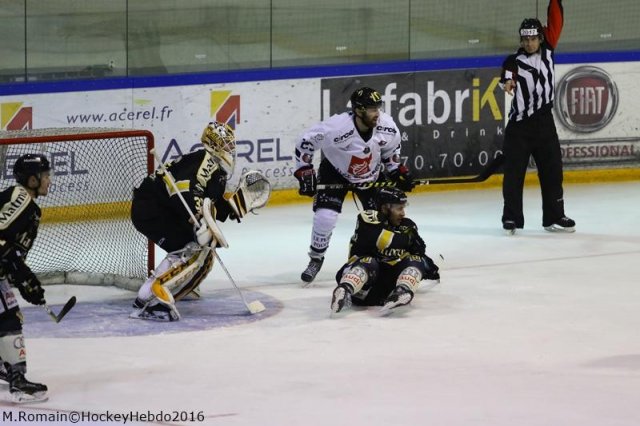 Photo hockey match Rouen - Amiens  le 21/12/2016