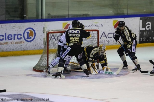 Photo hockey match Rouen - Amiens  le 21/12/2016