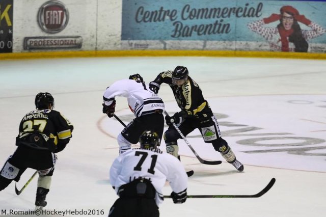 Photo hockey match Rouen - Amiens  le 21/12/2016