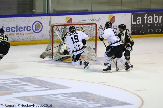 Photo hockey match Rouen - Amiens  le 21/12/2016