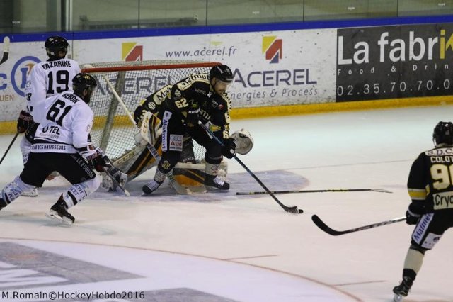 Photo hockey match Rouen - Amiens  le 21/12/2016