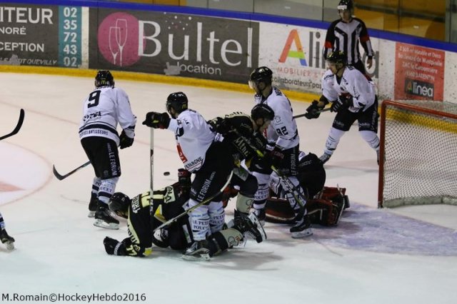 Photo hockey match Rouen - Amiens  le 21/12/2016