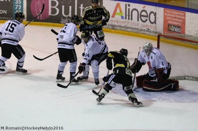 Photo hockey match Rouen - Amiens  le 21/12/2016