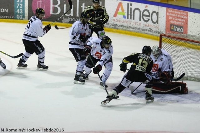Photo hockey match Rouen - Amiens  le 21/12/2016
