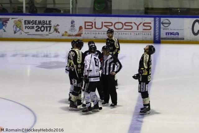 Photo hockey match Rouen - Amiens  le 21/12/2016