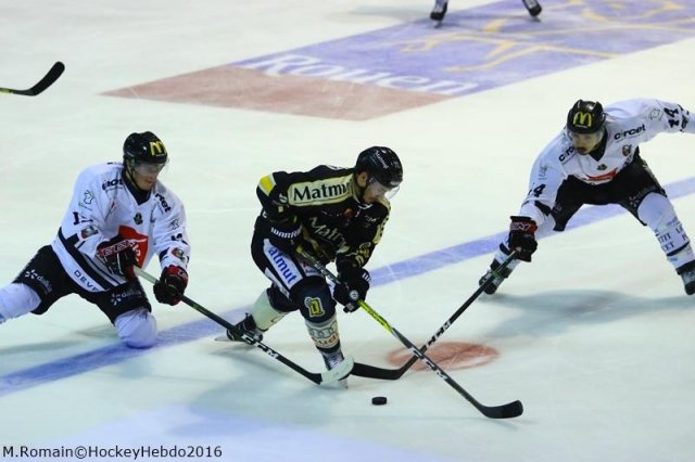 Photo hockey match Rouen - Amiens  le 21/12/2016