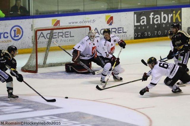Photo hockey match Rouen - Amiens  le 21/12/2016