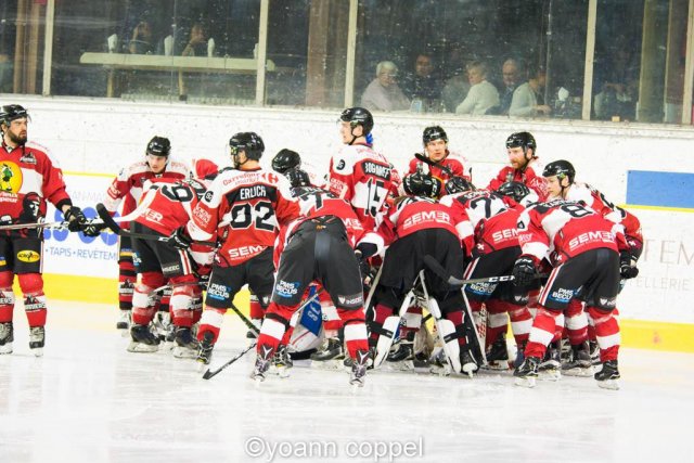 Photo hockey match Chamonix / Morzine - Bordeaux le 23/12/2016