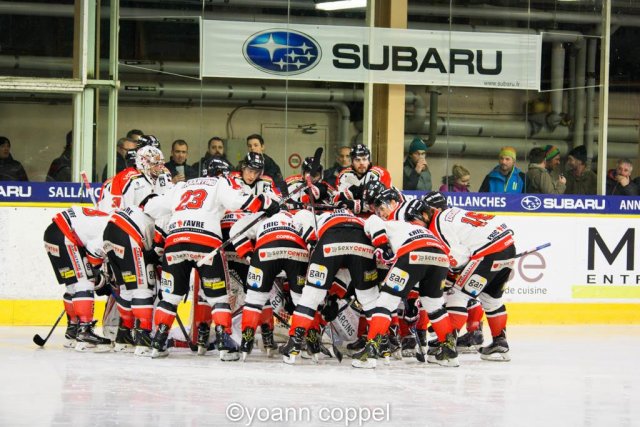 Photo hockey match Chamonix / Morzine - Bordeaux le 23/12/2016