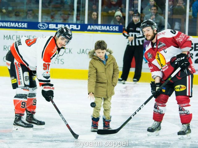 Photo hockey match Chamonix / Morzine - Bordeaux le 23/12/2016
