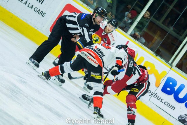 Photo hockey match Chamonix / Morzine - Bordeaux le 23/12/2016
