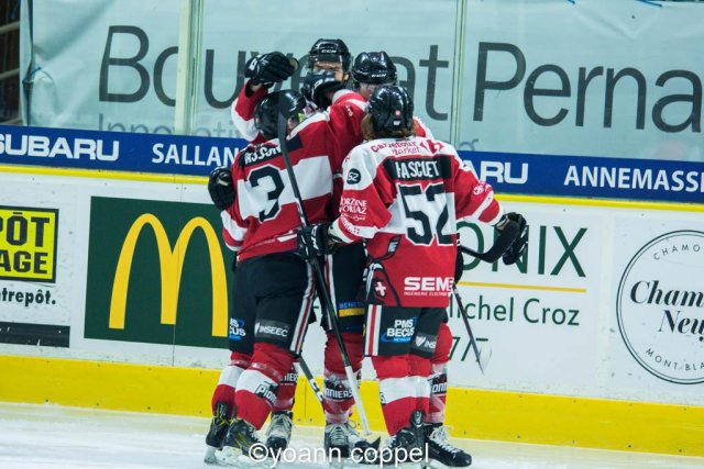 Photo hockey match Chamonix / Morzine - Bordeaux le 23/12/2016