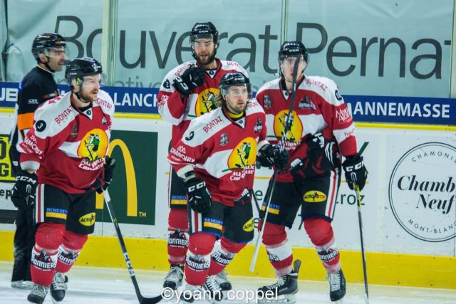 Photo hockey match Chamonix / Morzine - Bordeaux le 23/12/2016