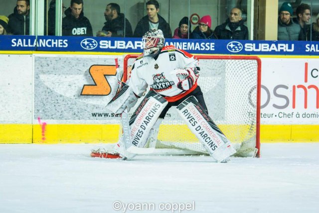 Photo hockey match Chamonix / Morzine - Bordeaux le 23/12/2016