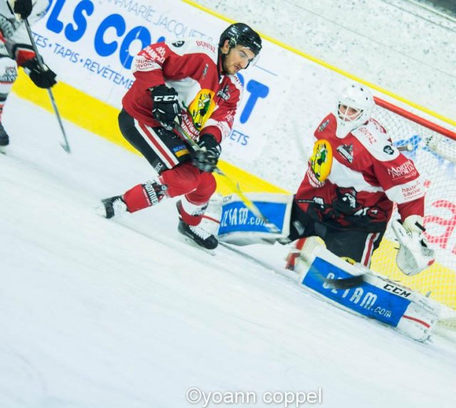 Photo hockey match Chamonix / Morzine - Bordeaux le 23/12/2016
