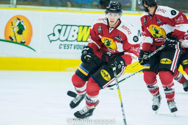 Photo hockey match Chamonix / Morzine - Bordeaux le 23/12/2016