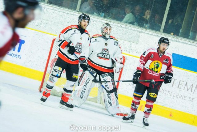 Photo hockey match Chamonix / Morzine - Bordeaux le 23/12/2016