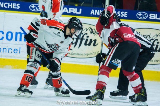 Photo hockey match Chamonix / Morzine - Bordeaux le 23/12/2016