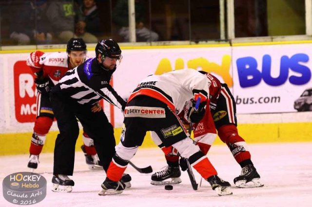 Photo hockey match Chamonix / Morzine - Bordeaux le 23/12/2016