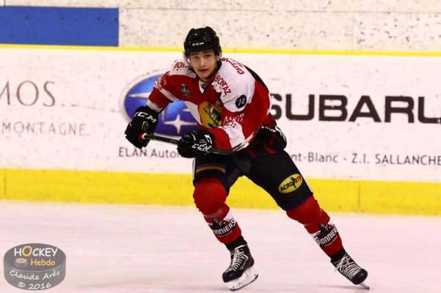 Photo hockey match Chamonix / Morzine - Bordeaux le 23/12/2016