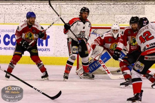 Photo hockey match Chamonix / Morzine - Bordeaux le 23/12/2016