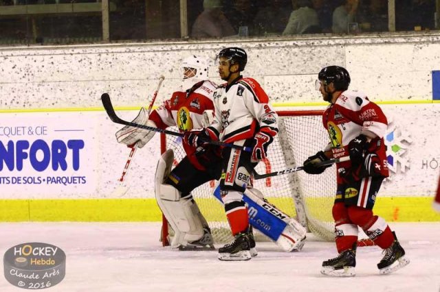 Photo hockey match Chamonix / Morzine - Bordeaux le 23/12/2016