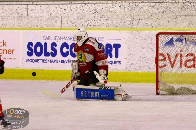 Photo hockey match Chamonix / Morzine - Bordeaux le 23/12/2016