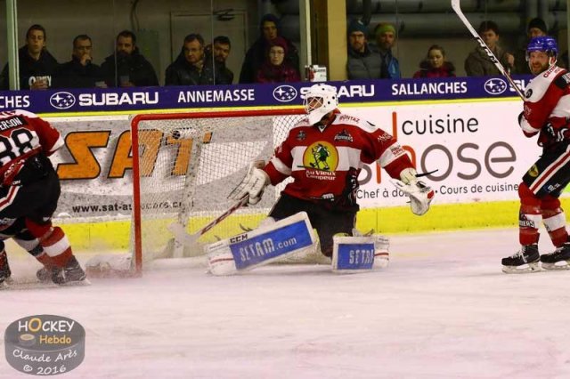 Photo hockey match Chamonix / Morzine - Bordeaux le 23/12/2016