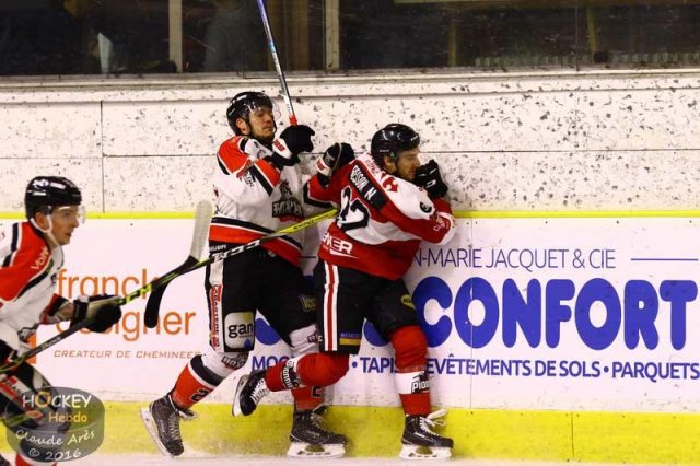 Photo hockey match Chamonix / Morzine - Bordeaux le 23/12/2016