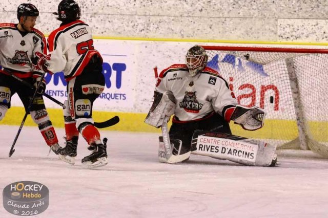 Photo hockey match Chamonix / Morzine - Bordeaux le 23/12/2016