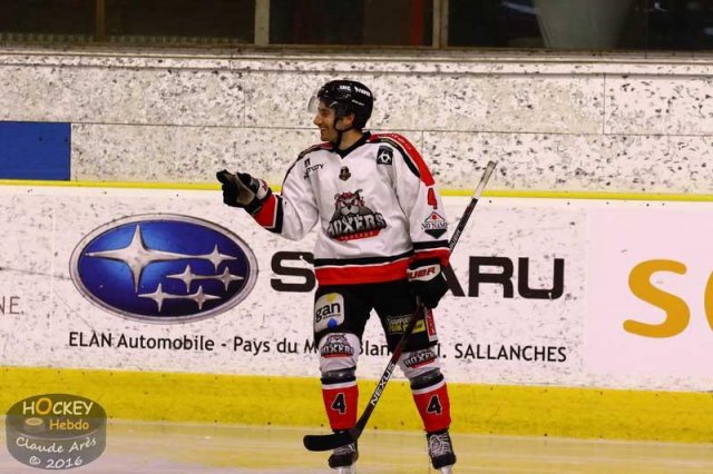 Photo hockey match Chamonix / Morzine - Bordeaux le 23/12/2016
