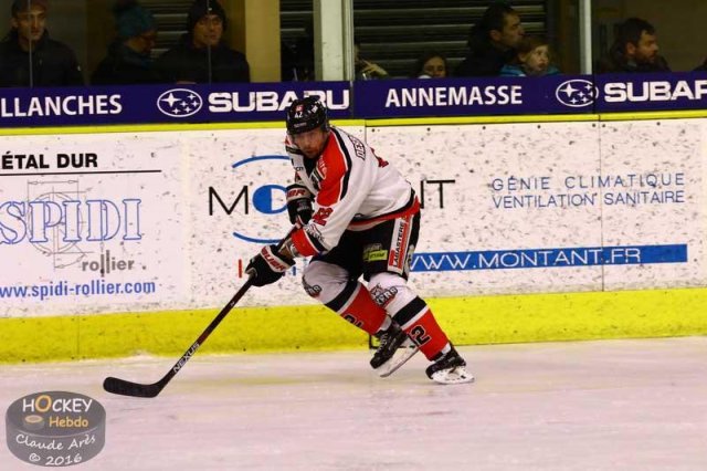 Photo hockey match Chamonix / Morzine - Bordeaux le 23/12/2016