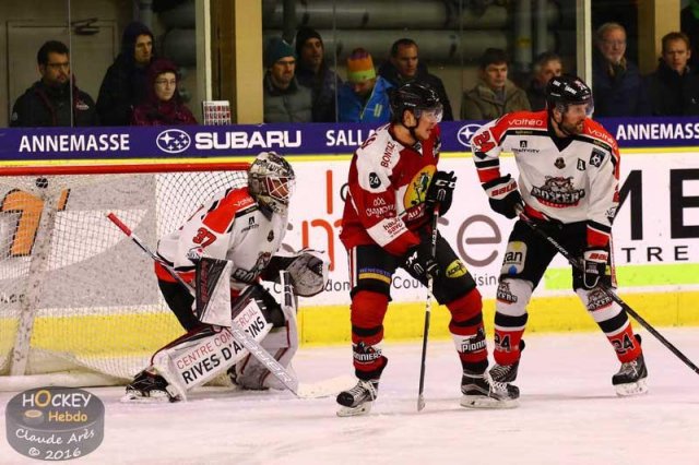 Photo hockey match Chamonix / Morzine - Bordeaux le 23/12/2016
