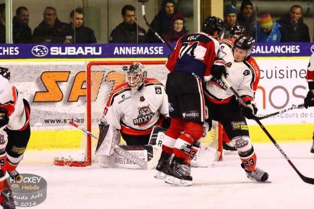 Photo hockey match Chamonix / Morzine - Bordeaux le 23/12/2016