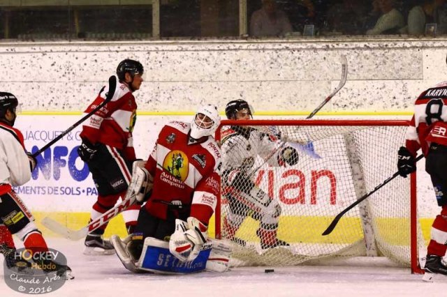 Photo hockey match Chamonix / Morzine - Bordeaux le 23/12/2016