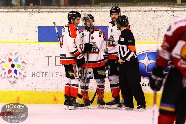 Photo hockey match Chamonix / Morzine - Bordeaux le 23/12/2016