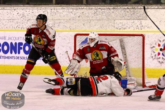 Photo hockey match Chamonix / Morzine - Bordeaux le 23/12/2016